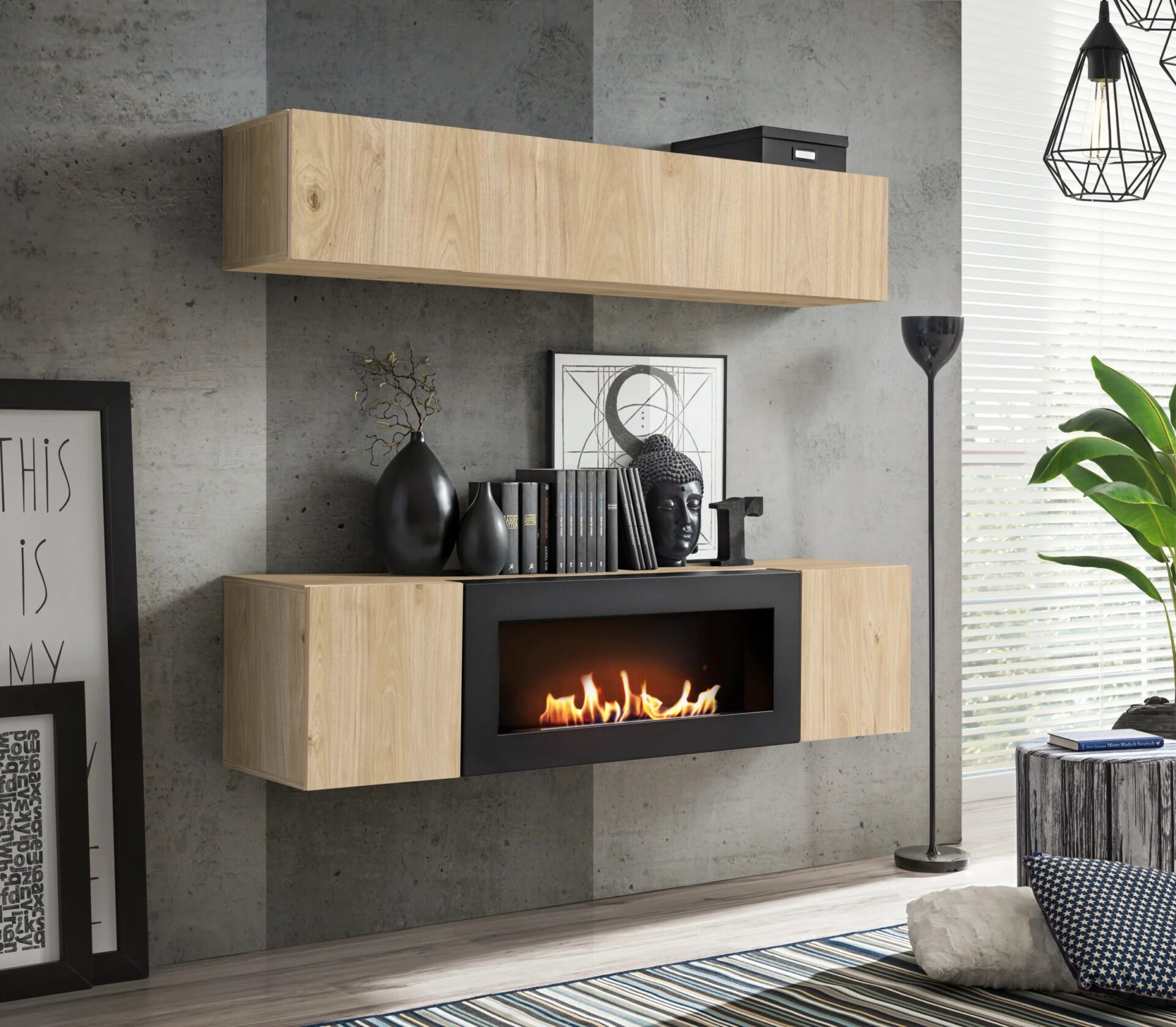 FLY N1 Hickory Jackson ASM sieninė spintelė