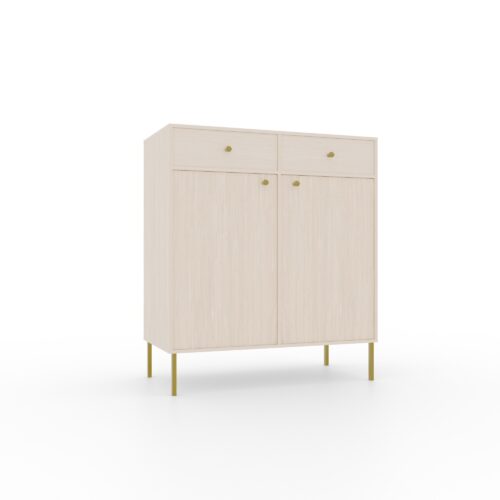 Tili 2D 2S komoda, smėlio spalvos, ADRK