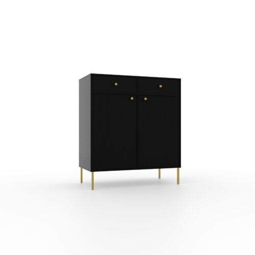 Komoda 2D 2S Tili Black ADRK