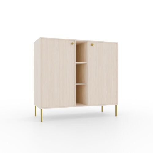 Tili 2D 3P komoda, smėlio spalvos, ADRK