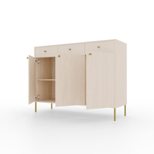 3D 3S Tili komoda, smėlio spalvos, ADRK