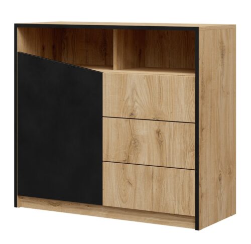 „Atson Oak/Black ADRK“ komoda