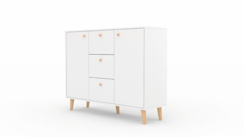 BESA komoda, balta/bukas, ADRK