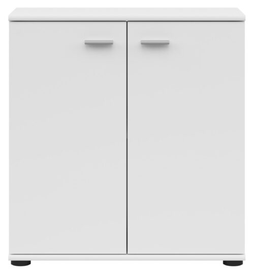 NOEDA dviejų durų komoda, 71 cm, balta