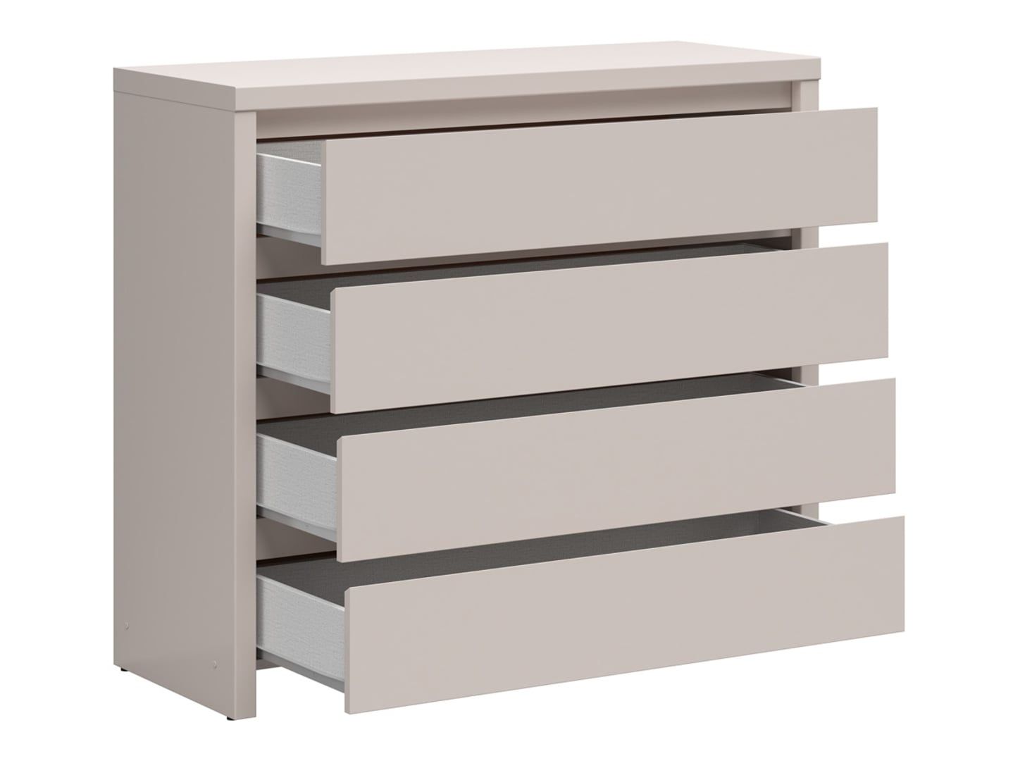Komoda su keturiais stalčiais KASPIAN 105 cm kašmyro spalvos