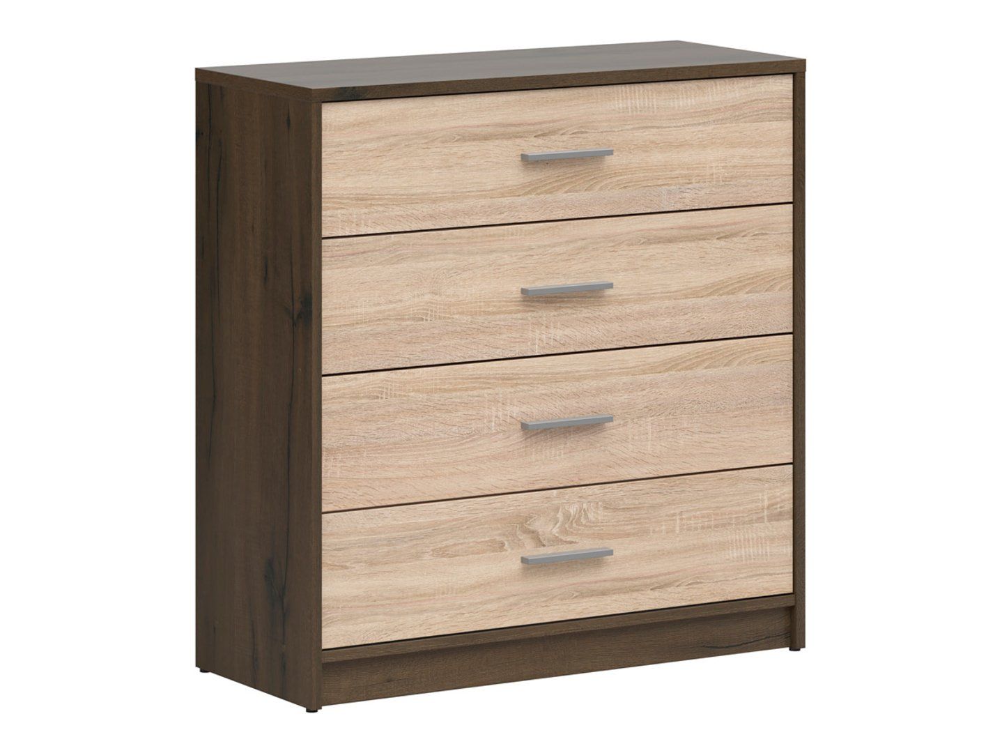 Komoda su keturiais stalčiais NEPO PLUS 80 cm kilnus ąžuolas/somona ąžuolas
