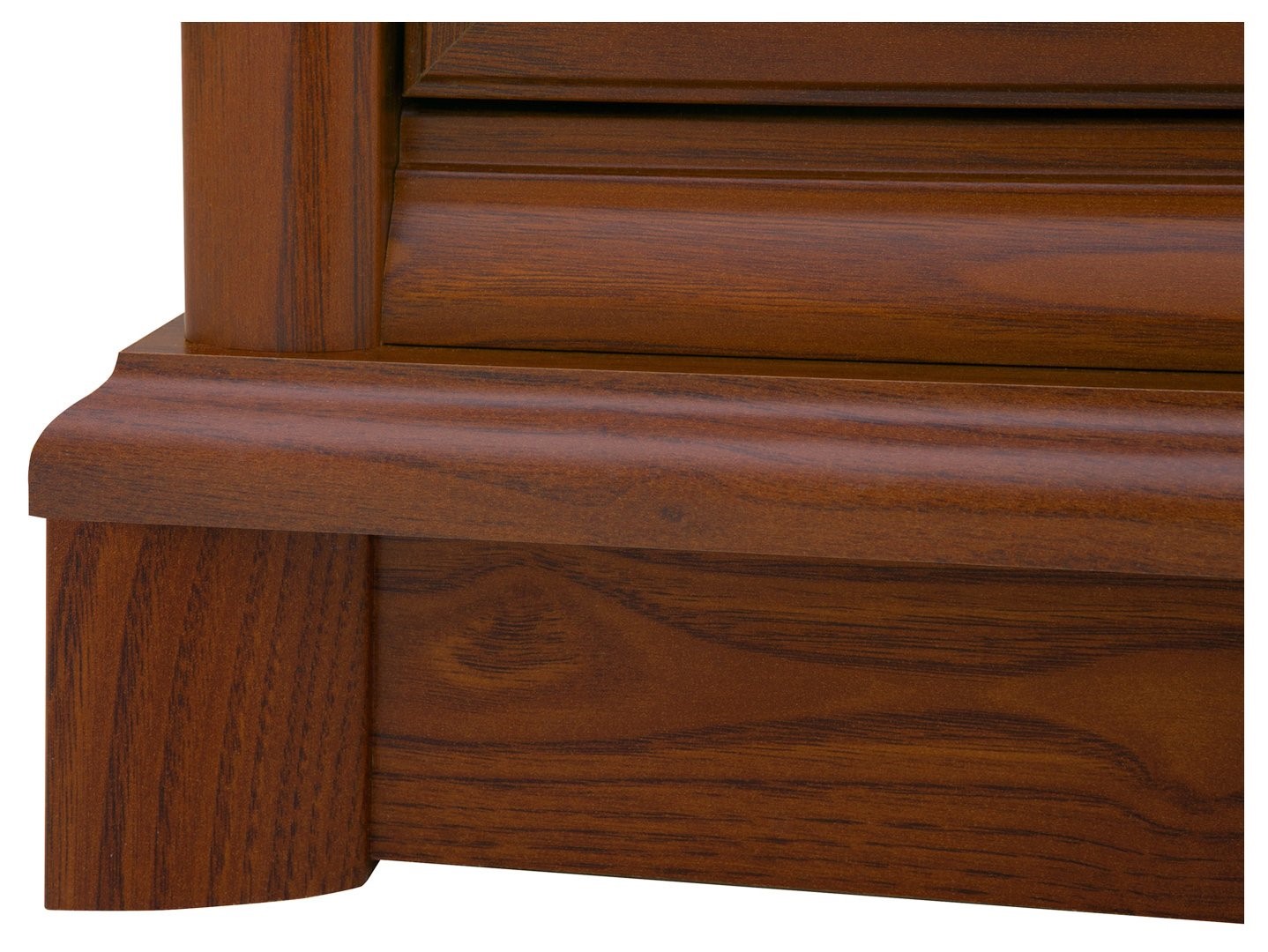 Komoda KENT su aštuoniais stalčiais, 153 cm, kaštoninė - Paveikslėlis 4