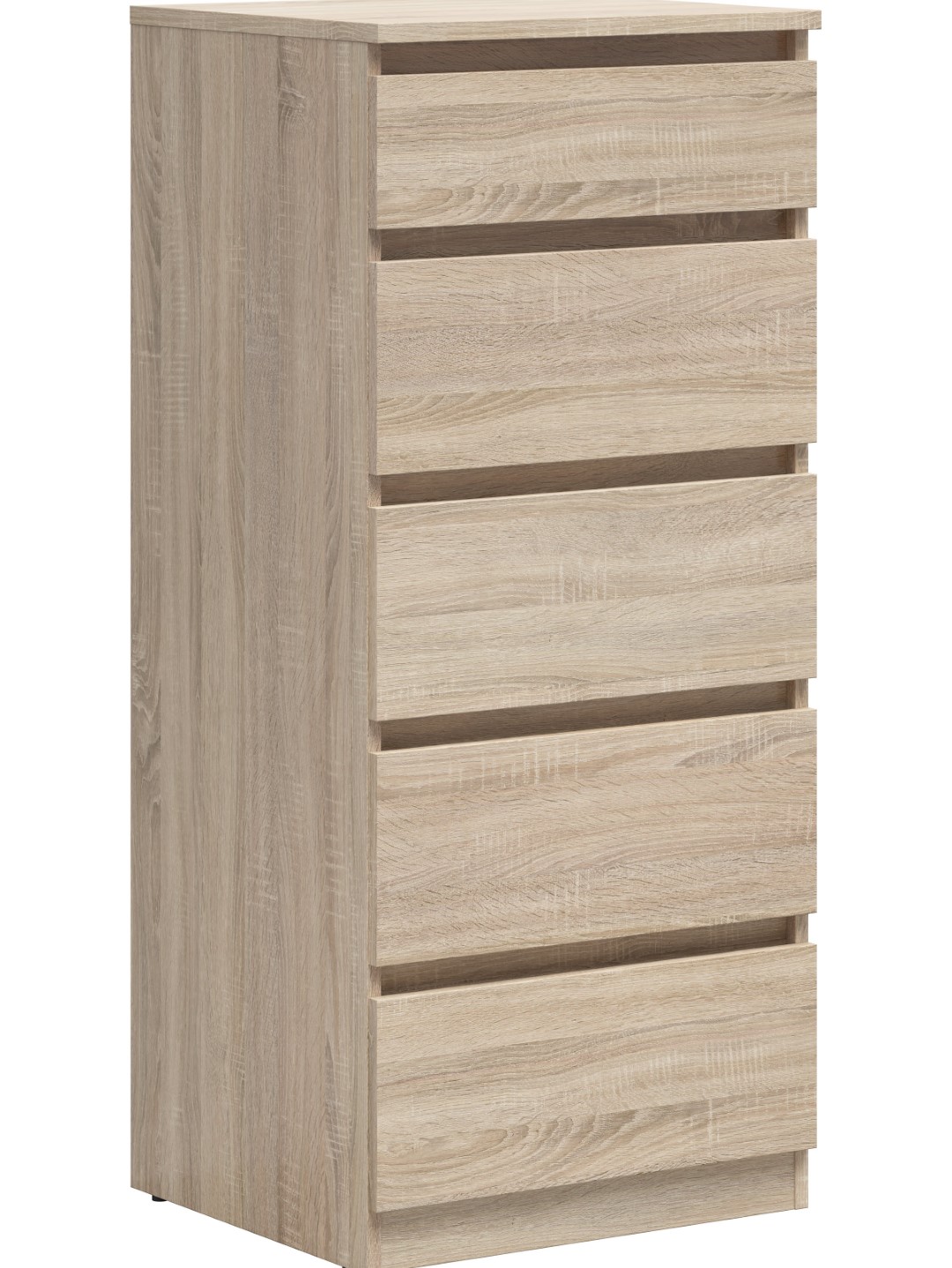 TETRIX komoda su penkiais stalčiais, 50 cm, Sonoma ąžuolas
