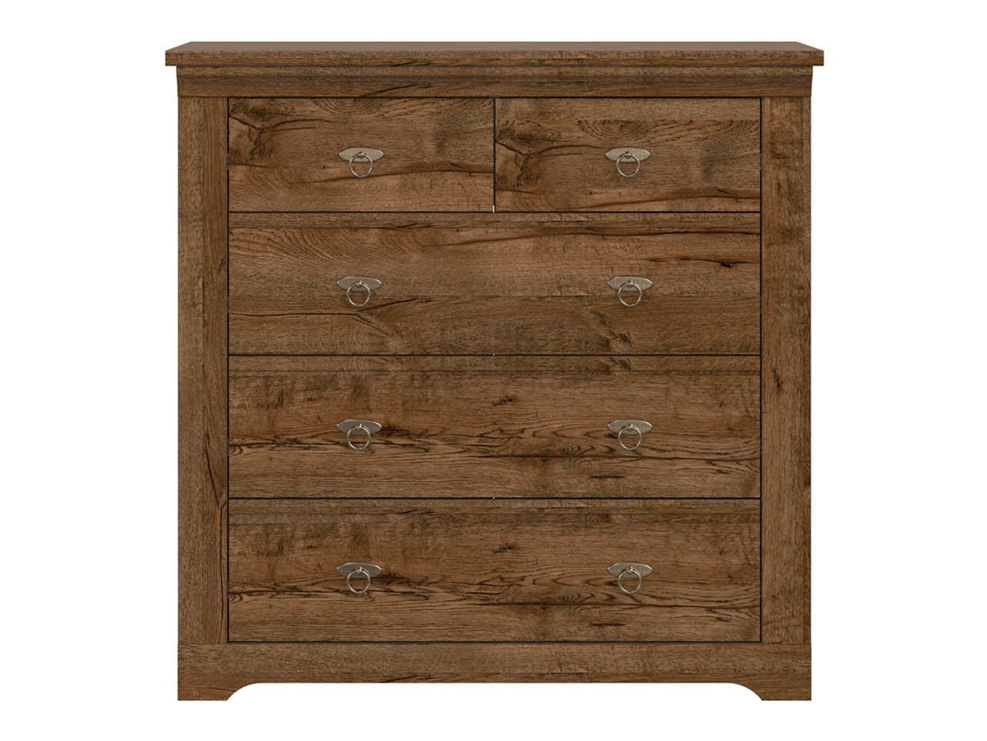 PATRAS komoda 93 cm balandžio ąžuolo spalvos - Paveikslėlis 2