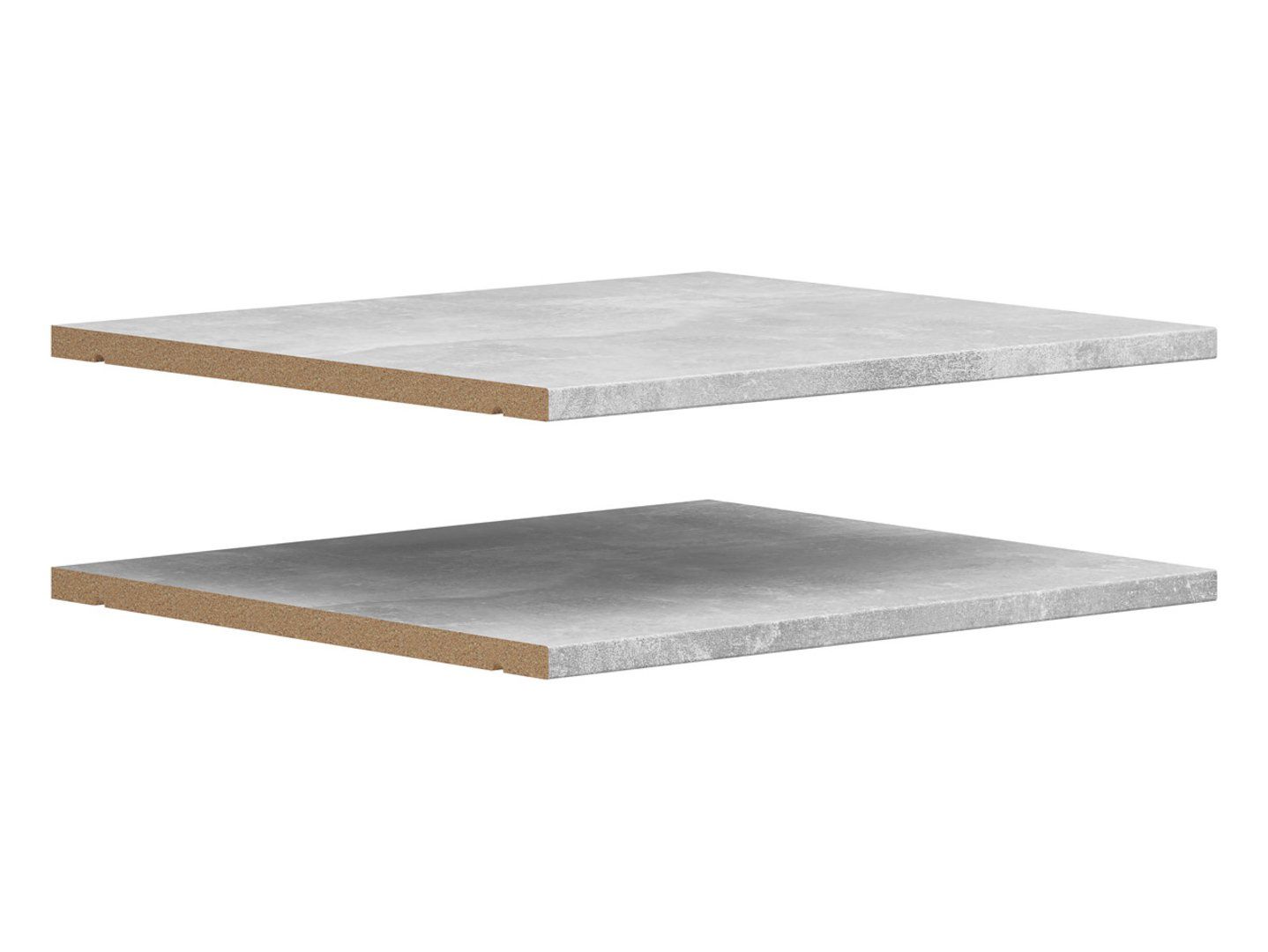 2 lentynų rinkinys „MultDo“ lentynoms, 42 cm, šviesus ateljė