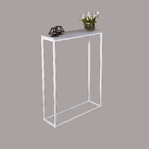 LUCAS konsolė, balta/betoninė, ADRK