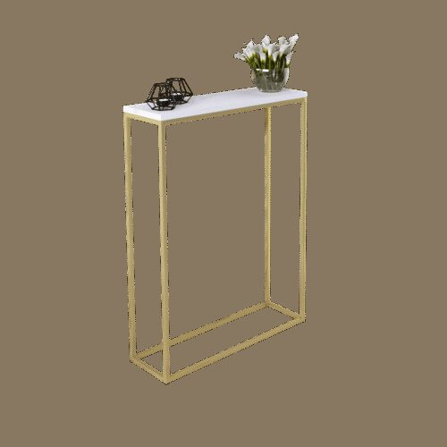 LUCAS konsolė auksinė/balta ADRK