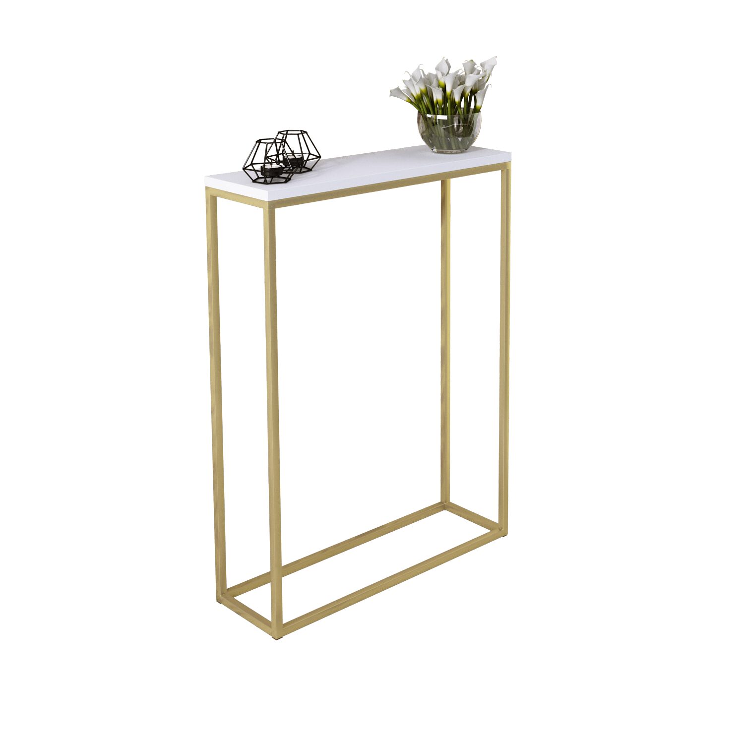 LUCAS konsolė auksinė/balta ADRK