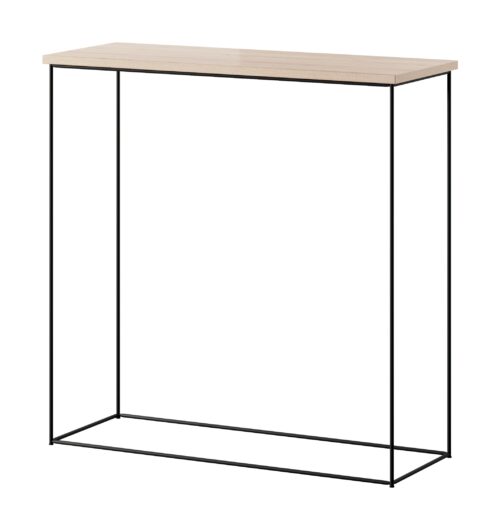 Milano konsolė, juoda/Sonoma ADRK