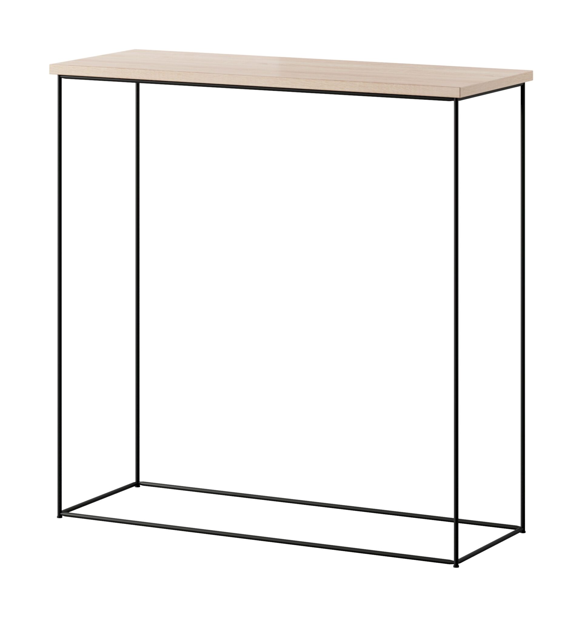 Milano konsolė, juoda/Sonoma ADRK