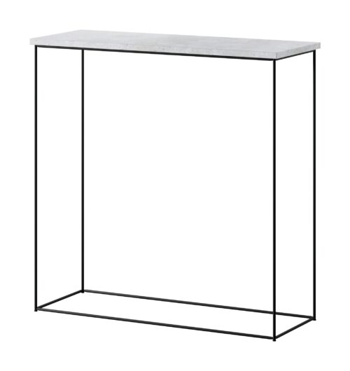 Milano konsolė, juoda/betoninė, ADRK