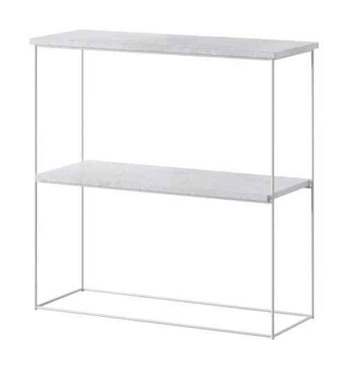 Toni konsolė, balta/betoninė, ADRK