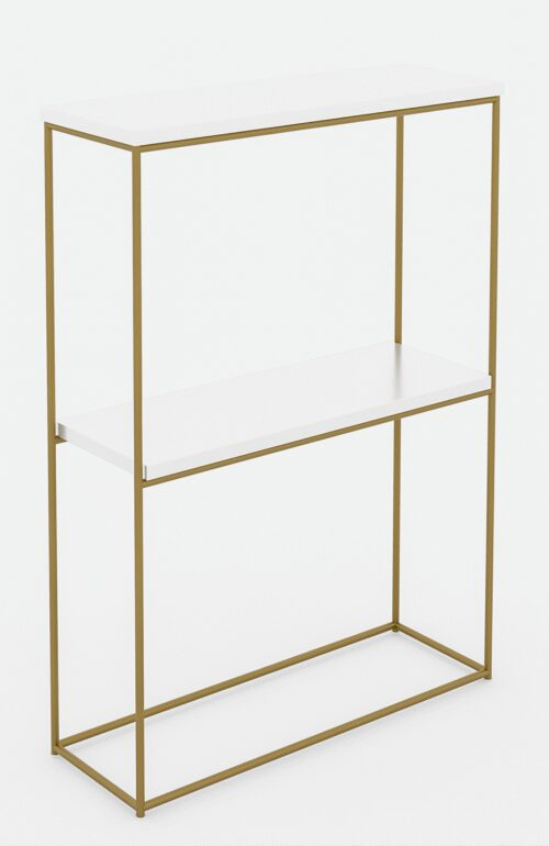 Velo konsolė aukso/blizgios baltos spalvos, ADRK