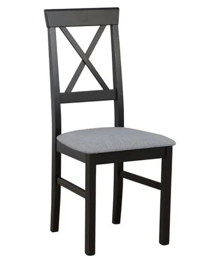 ALLA 3 minkšta kėdė, juoda/pilka