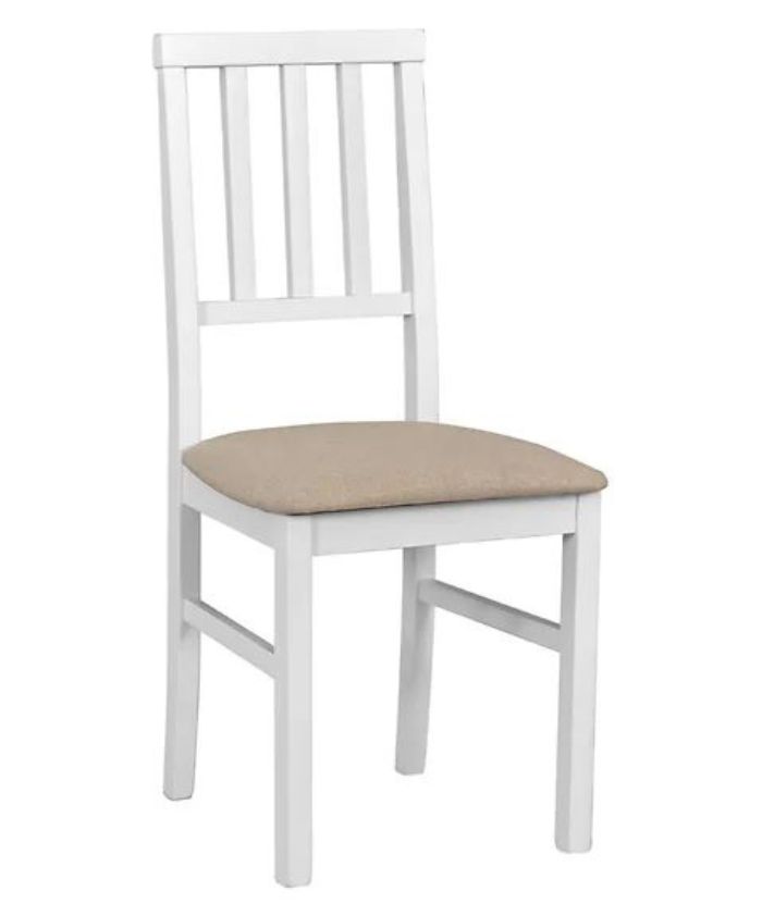 AREN minkšta kėdė, balta/smėlinė