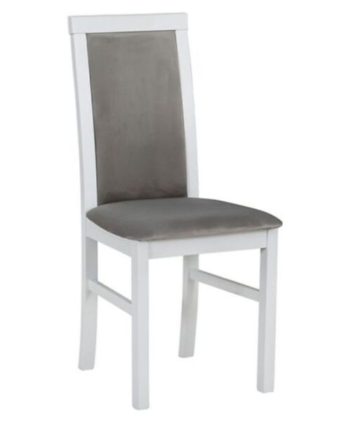 COMO minkšta kėdė, balta/pilka