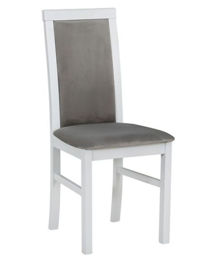 COMO minkšta kėdė, balta/pilka