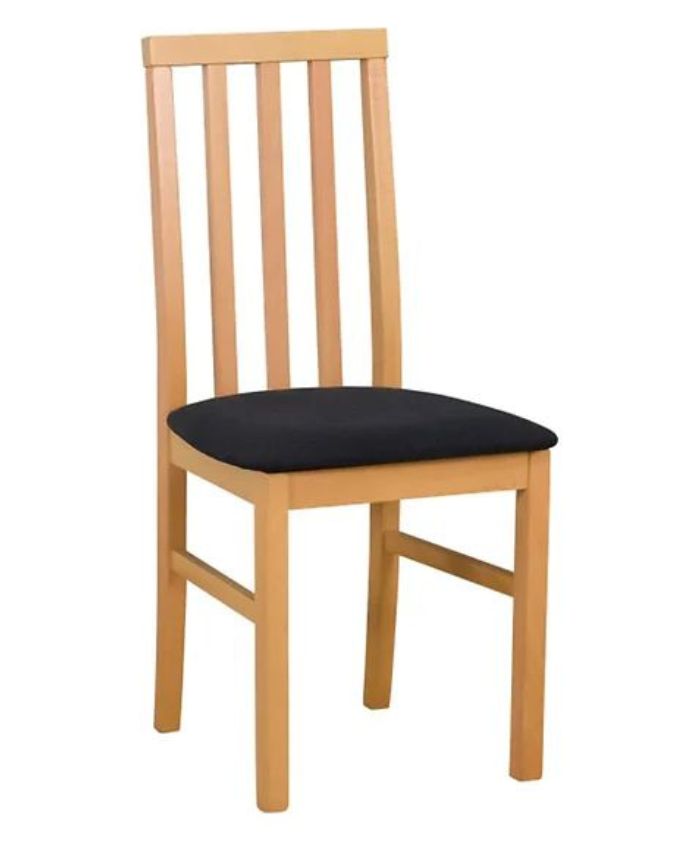 RAMEN apmuštas krėslas, auksinio ąžuolo „Andles“ / juodos spalvos