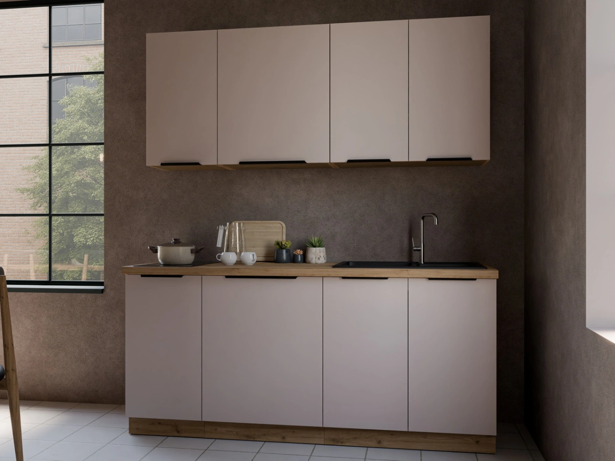 Virtuvės komplektas 180 cm Solea kašmyras, virtuvė 180 cm