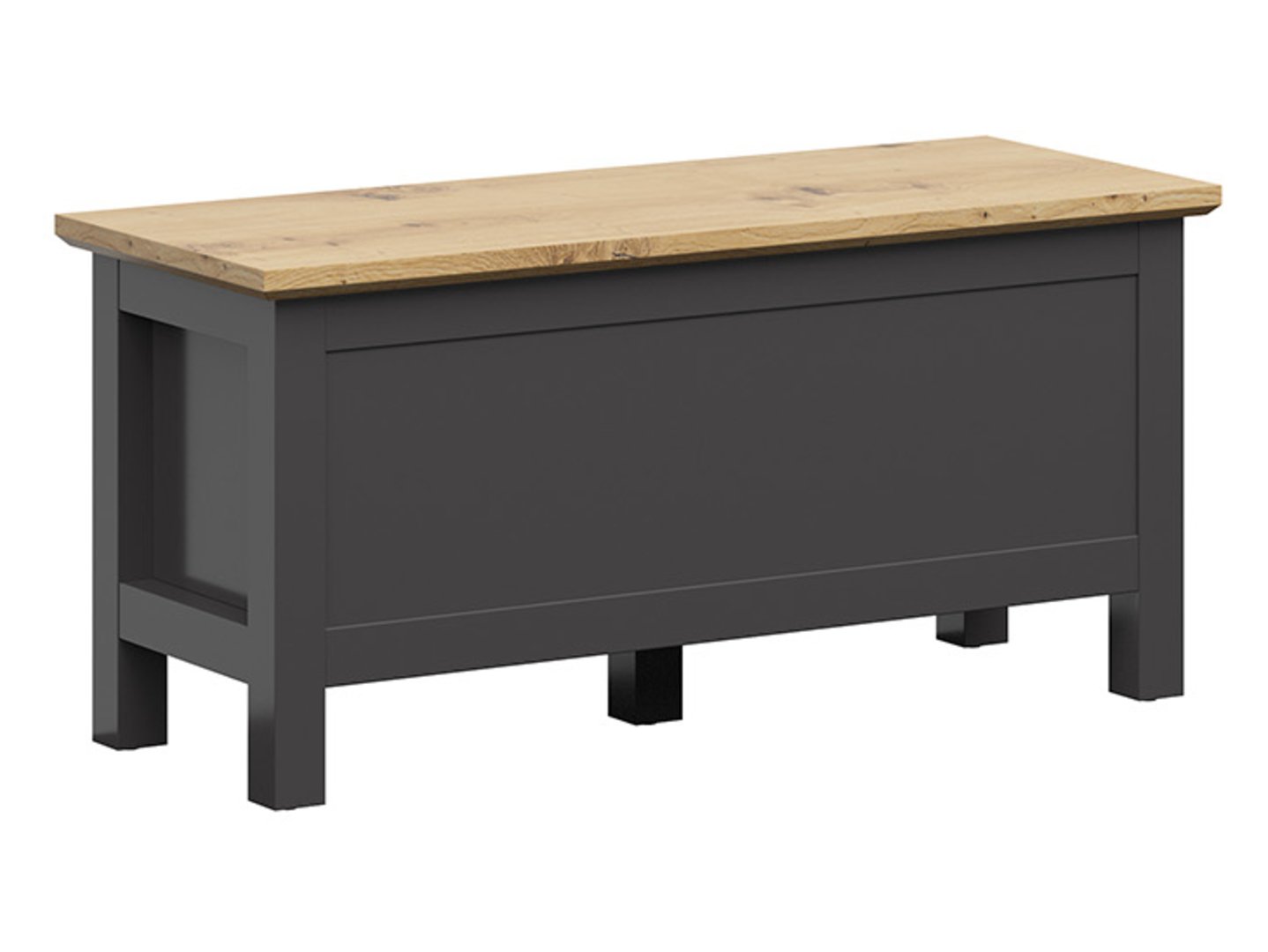 HESEN bagažinė 100 cm grafitas/amatinis ąžuolas