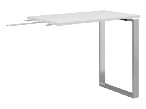 Nevada stalo kampinė jungtis, balta