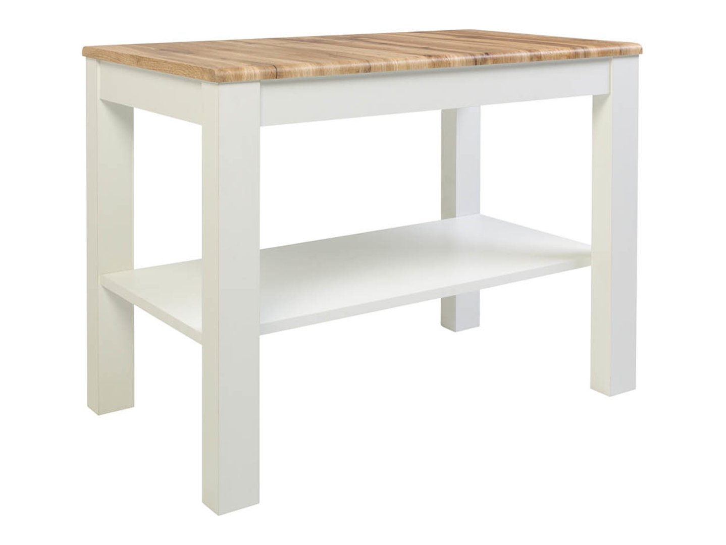 HOLTEN svetainės kavos staliukas, 90 cm, Wotan ąžuolas/alpių balta spalva