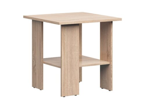 NEPO PLUS kvadratinis kavos staliukas, 55 cm, Sonoma ąžuolas