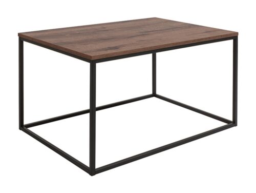 AROZ suolas ant metalinio rėmo, 100 cm, vienuolyno ąžuolas/juoda