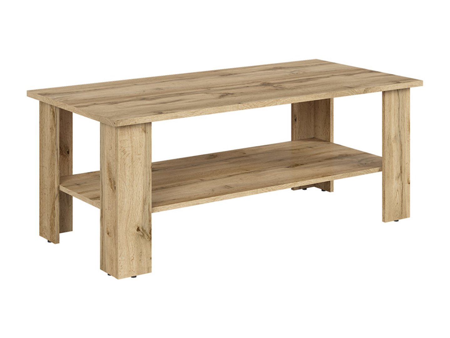 Stačiakampis kavos staliukas svetainei ACADIA 115 cm, ąžuolo spalvos Wotan