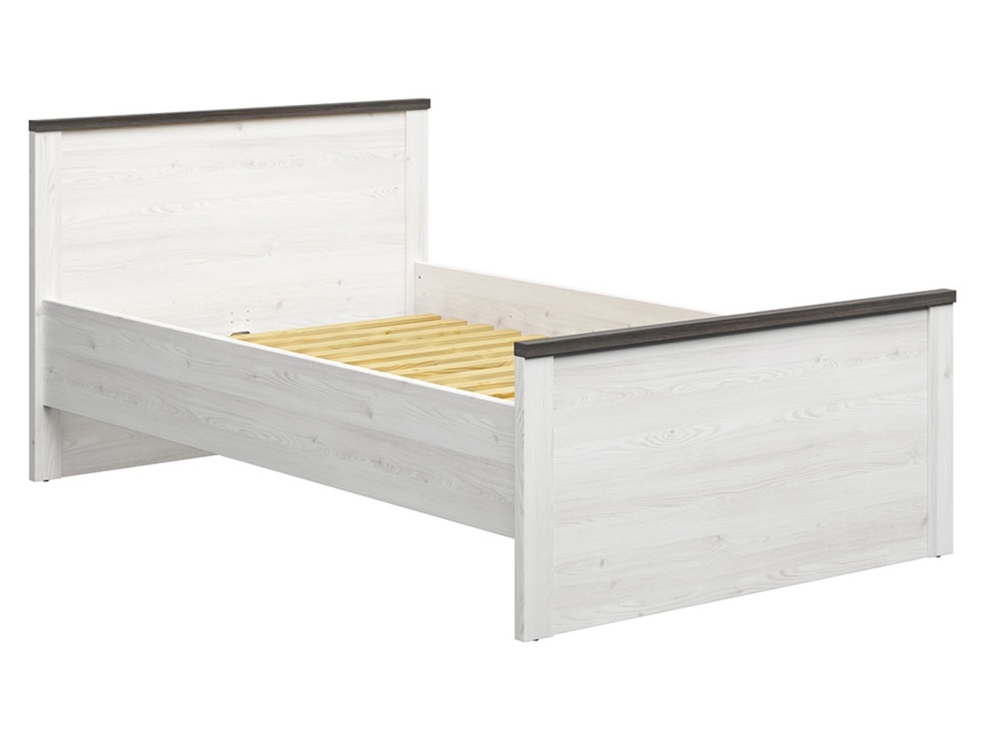 Lova 120 HESEN 130 cm šviesus Sibiu maumedis/larico pušis