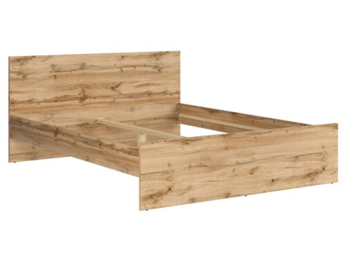 Lova 160 NUIS ąžuolo spalvos wotan