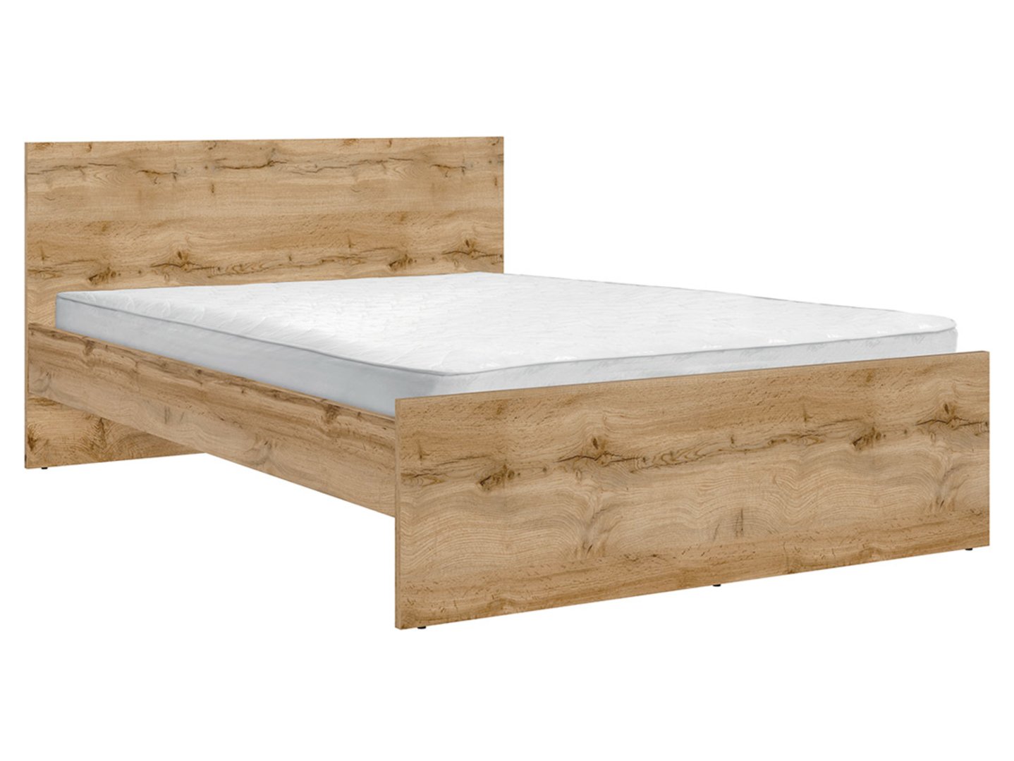 Lova 160 ZELE ąžuolo spalvos wotan