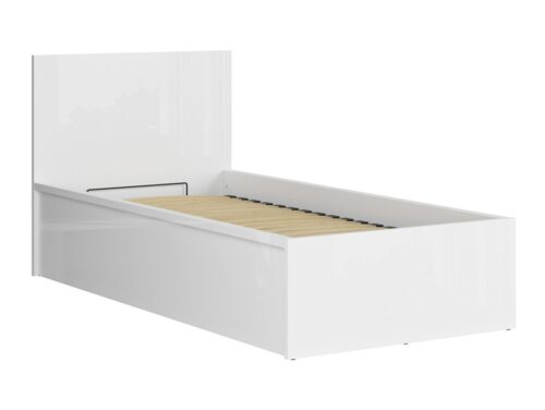 Lova 90 B TETRIX 99 cm balta blizgi