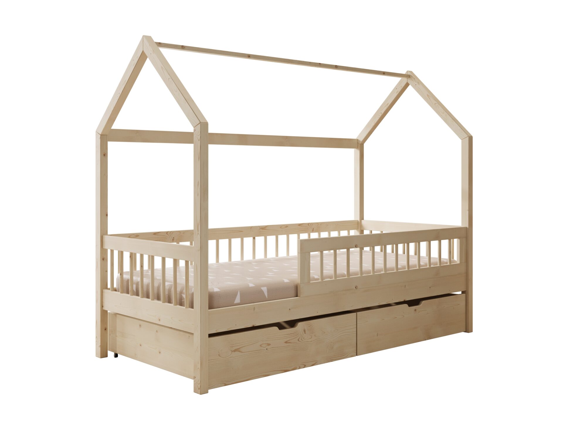 Galicijos namelio lova su ADRK pušies čiužiniu