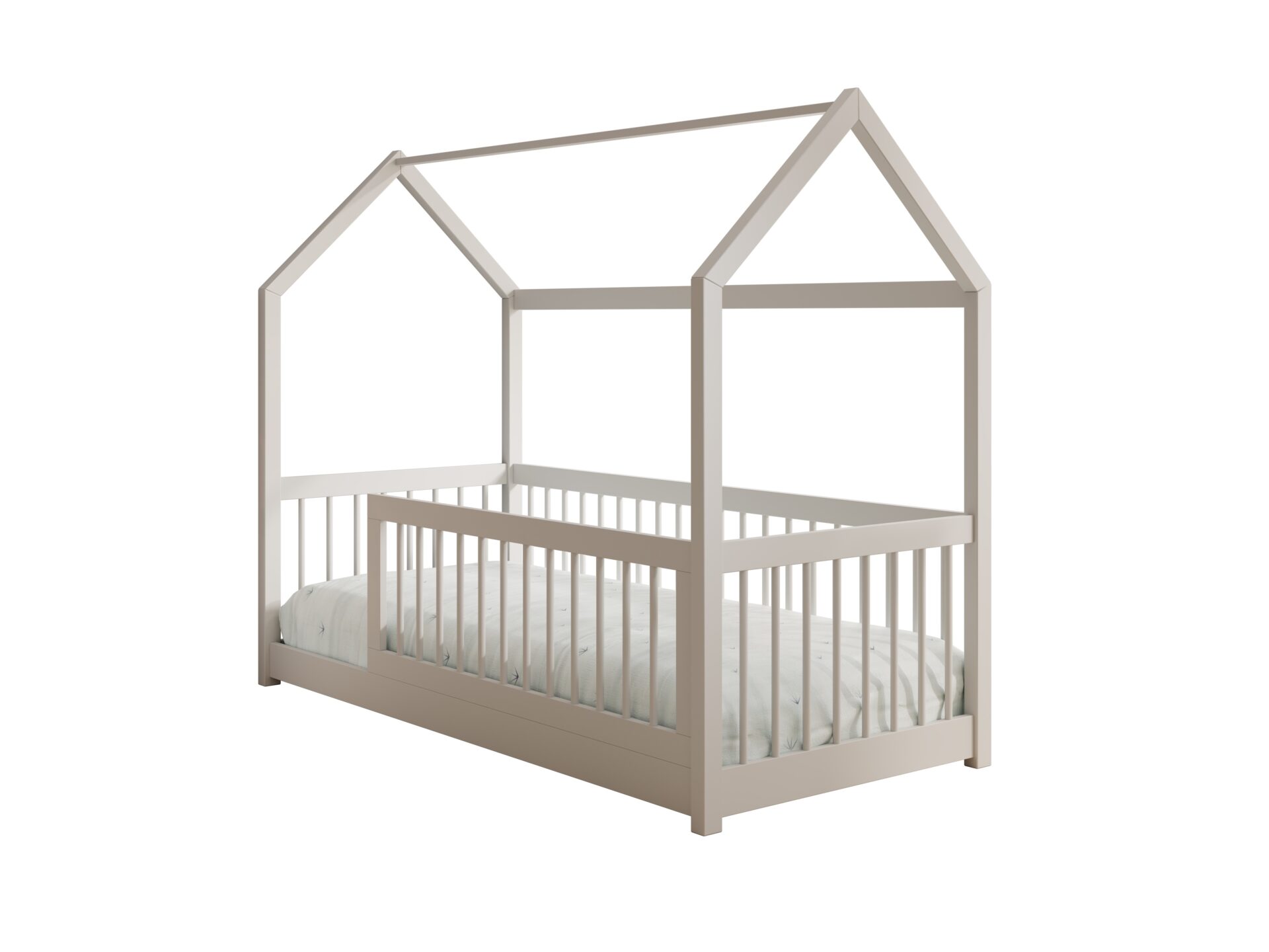 Graja House lova su čiužiniu, balta, ADRK