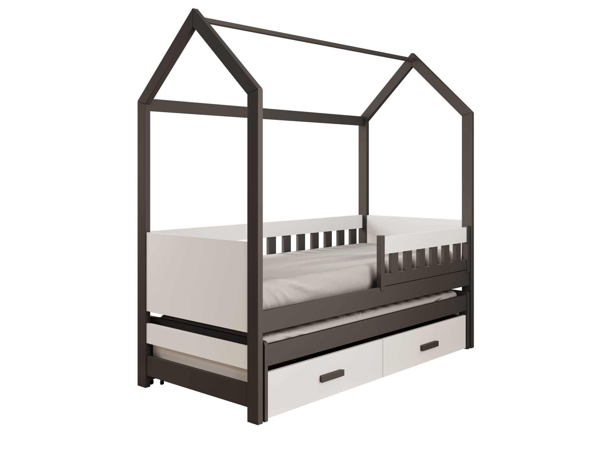 Jasper grafito/baltos spalvos ADRK namelio formos lova