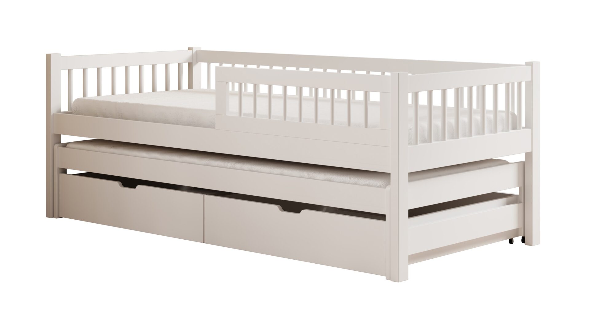 Orio vaikiška lova su čiužiniu, balta, ADRK