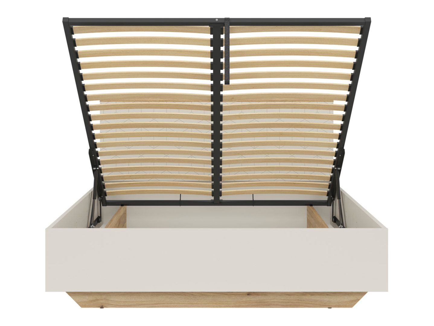 Glamour lova su daiktadėže ir rėmu, 160x200 cm, kašmyro/rožinės ąžuolo spalvos