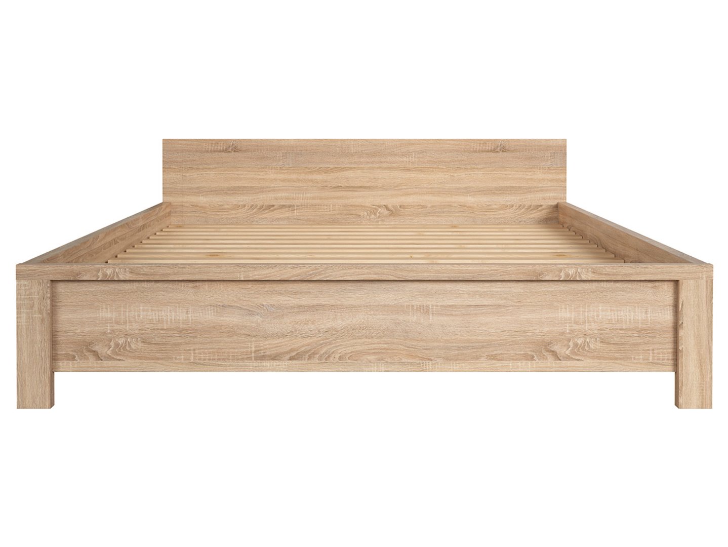 KASPIAN lova 160 cm Sonoma ąžuolas/Sonoma ąžuolas