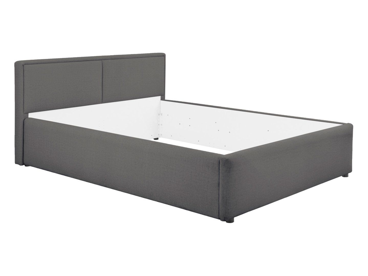 NEDIN minkšta lova 140x200 pilka