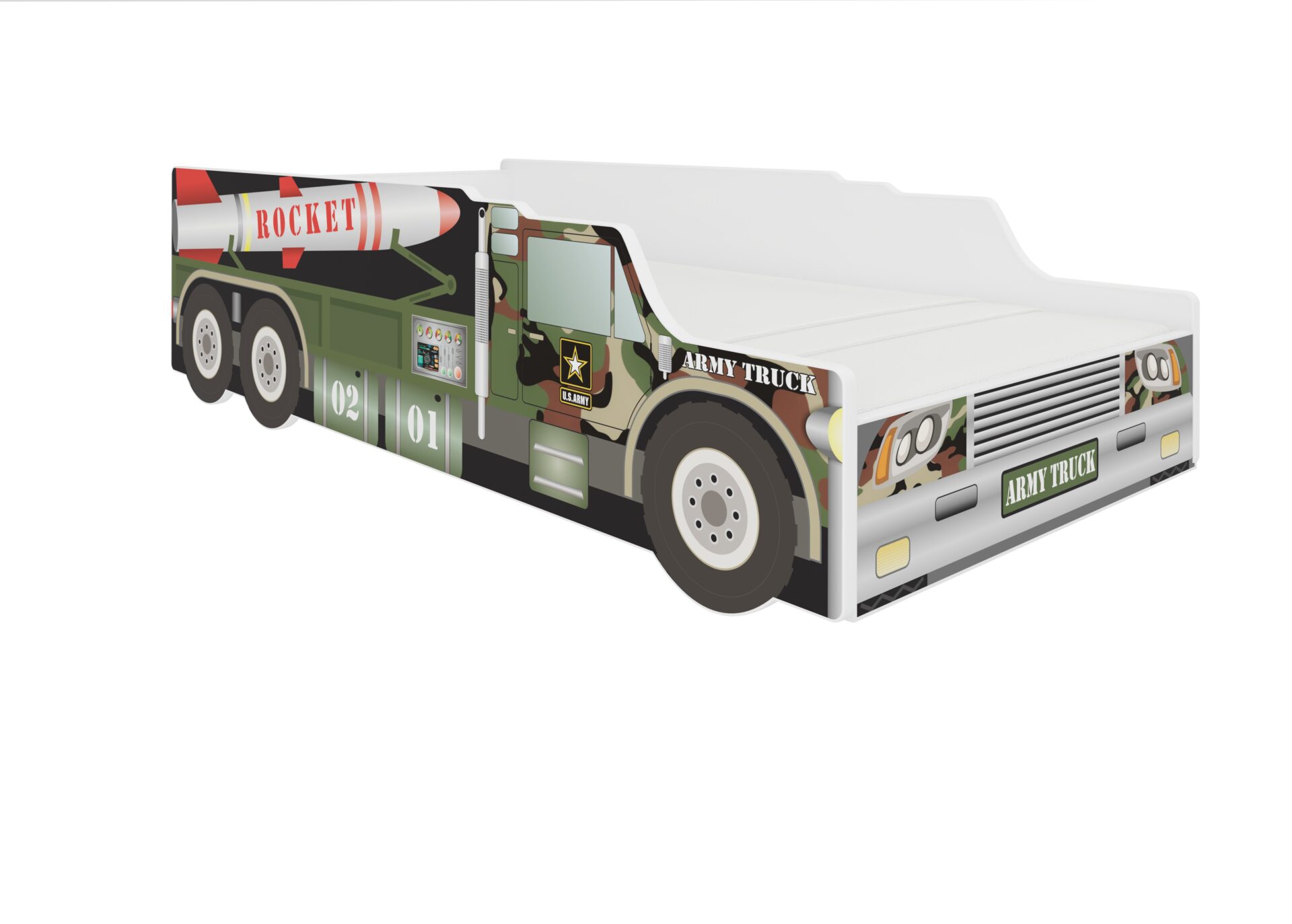 Lova su čiužiniu ROCKET 160x80 ADRK