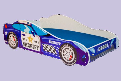 SHERIFF lova su čiužiniu 140×70 mėlyna ADRK