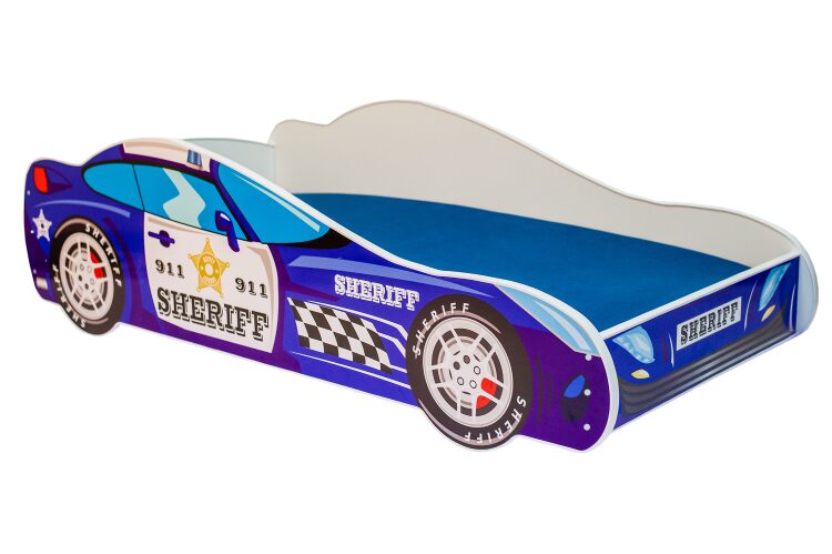 SHERIFF lova su čiužiniu 140x70 mėlyna ADRK