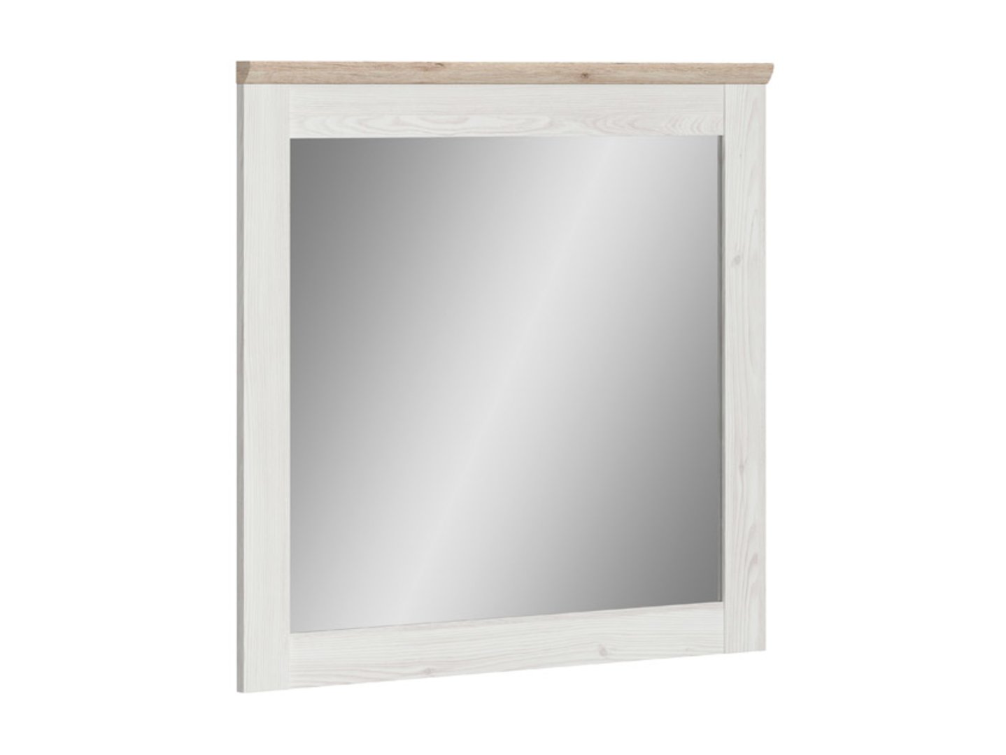 ROMANCE veidrodis, 96 cm, šviesus Sibiu maumedis/šviesus San Remo ąžuolas