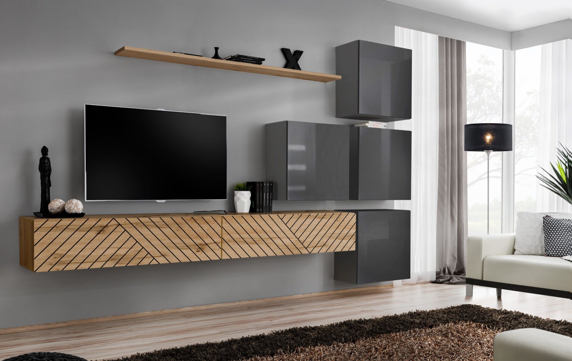 „Switch IX“ sieninis blokas wotan/grafitas ASM